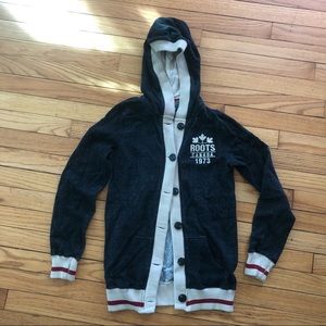 Roots Button Up Hooded Cardigan